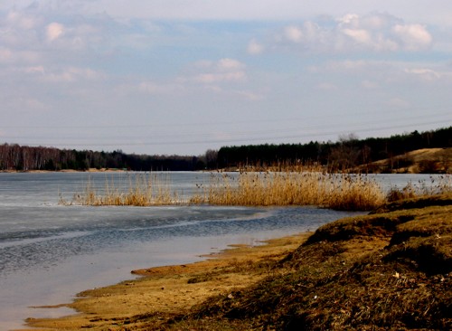 Zbiornik Nakło-Chechło zimową porą