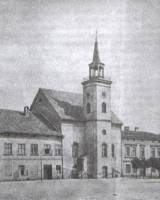 Kościół ewangelicki przed przebudową, koniec XIX w.